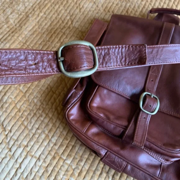 vtg 90s HOBO International Messenger Organizer - Picture 5 of 14